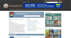 Desktop Screenshot of numismaticnews.net