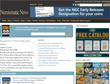 Tablet Screenshot of numismaticnews.net